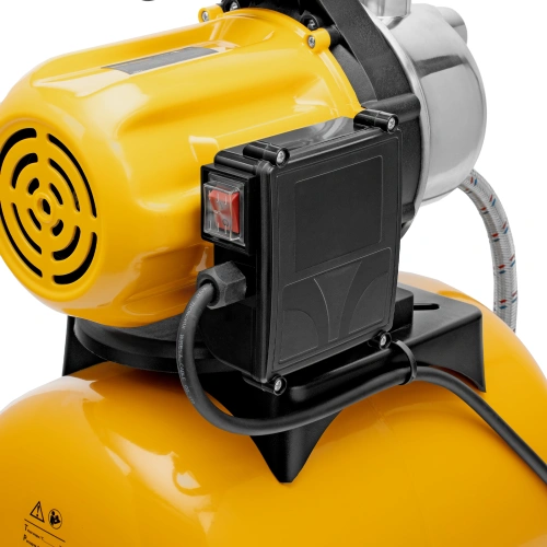 Насосная станция PS800X, 800 Вт, 3200 л/ч, ресивер 24 л, подъем 38 м, нержавейка Denzel по ценам производителя в Челябинске с доставкой по всей России