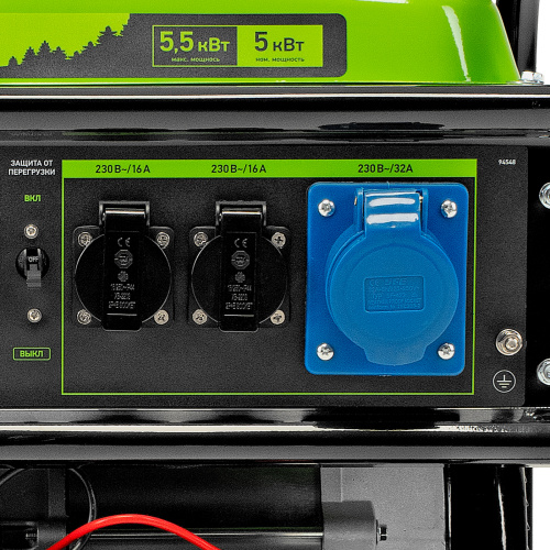 Генератор бензиновый БС-6500Э, 5.5 кВт, 230В, четырехтактный, 25 л, электростартер Сибртех по ценам производителя в Челябинске с доставкой по всей России