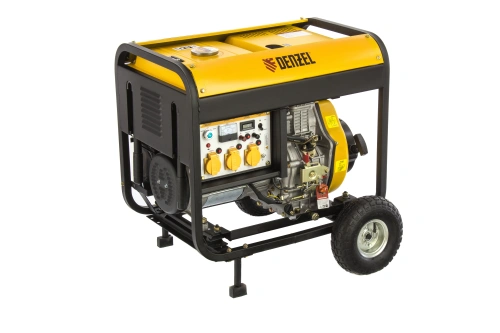 Генератор дизельный DD6300Е, 5.0 кВт, 220 В/50 Гц, 15 л, электростартер Denzel по ценам производителя в Челябинске с доставкой по всей России