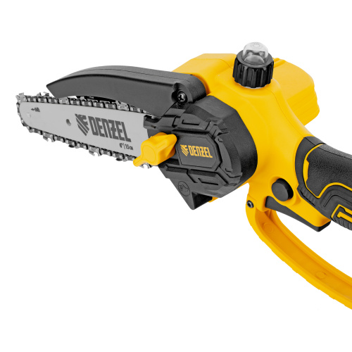 Цепная мини-пила аккумуляторная бесщет., CCS-150, шина 150 мм, Li-Ion, 20 В Denzel по ценам производителя в Челябинске с доставкой по всей России