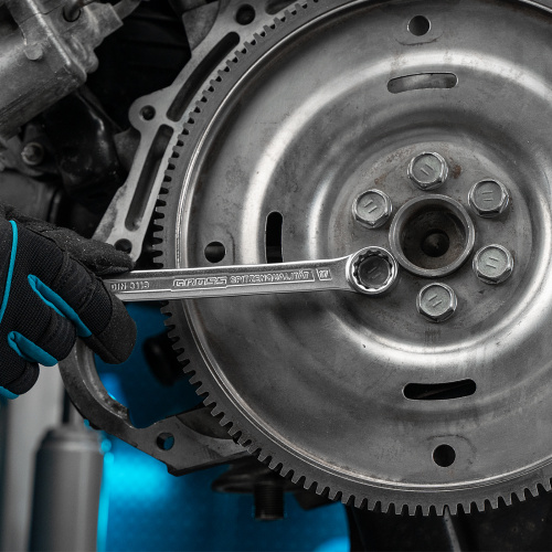 Набор ключей комбинированных 8-19 мм, 8 шт, CrV, холодный штамп Gross по ценам производителя в Челябинске с доставкой по всей России