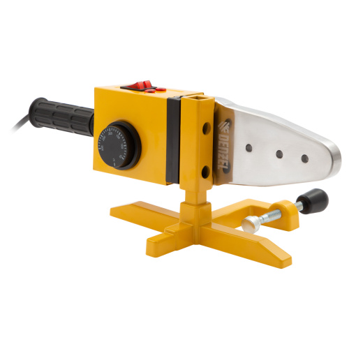 Аппарат для сварки пластиковых труб DWP-1500, 1500 Вт, 260-300 град, комплект насадок, 20-63 мм Denzel по ценам производителя в Челябинске с доставкой по всей России