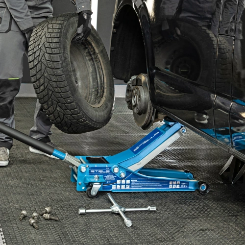 Домкрат гидравлический подкатной, быстрый подъем, 3т Low Profile Quick, 75-515 мм, профессиональный Stels по ценам производителя в Челябинске с доставкой по всей России