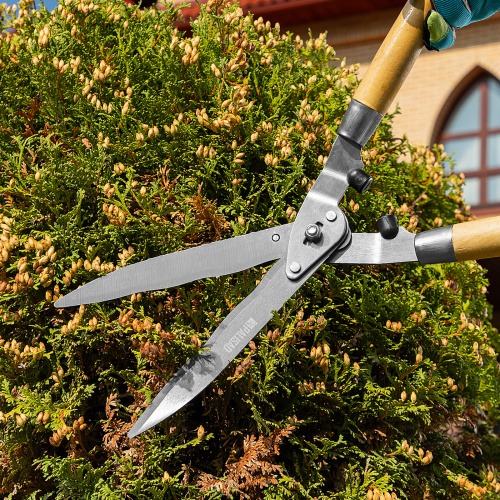 Кусторез, 520 мм, волнистые лезвия, деревянные рукоятки, Palisad по ценам производителя в Челябинске с доставкой по всей России