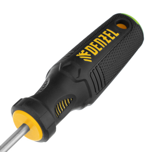Отвертка PZ1x75 мм, CrV, трехкомпонентная рукоятка Denzel по ценам производителя в Челябинске с доставкой по всей России