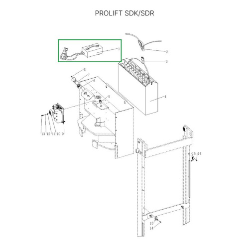 Зарядное устройство для штабелеров SDR 1536/1545S/1645/1656/2036/2045, SDK по ценам производителя в Челябинске с доставкой по всей России