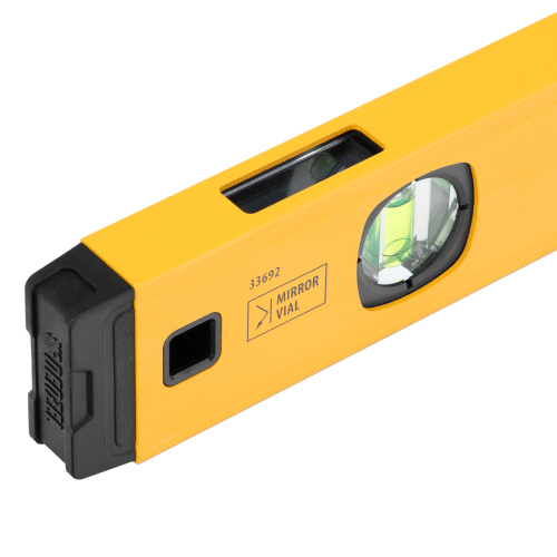 Уровень алюминиевый, магнит, фрезерованный, 3 глазка (1 зеркал.) 0,5 мм/м, 800 мм Denzel по ценам производителя в Челябинске с доставкой по всей России