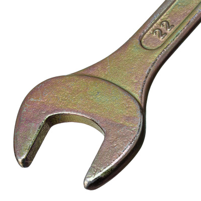 Ключ рожковый, 20 х 22 мм, желтый цинк Сибртех по ценам производителя в Челябинске с доставкой по всей России