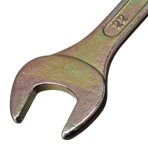 Ключ рожковый, 20 х 22 мм, желтый цинк Сибртех по ценам производителя в Челябинске с доставкой по всей России