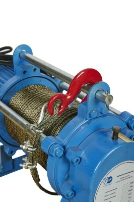 Лебедка электрическая  500 кг  70 м с канатом 220 В TOR KCD по ценам производителя в Челябинске с доставкой по всей России