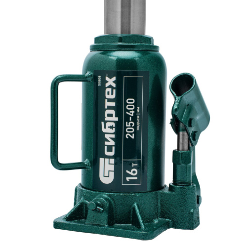 Домкрат гидравлический бутылочный, 16 т, 205-400 мм Сибртех по ценам производителя в Челябинске с доставкой по всей России