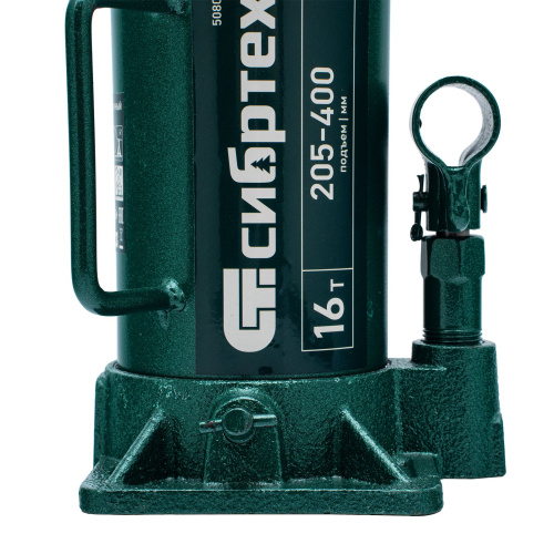 Домкрат гидравлический бутылочный, 16 т, 205-400 мм Сибртех по ценам производителя в Челябинске с доставкой по всей России