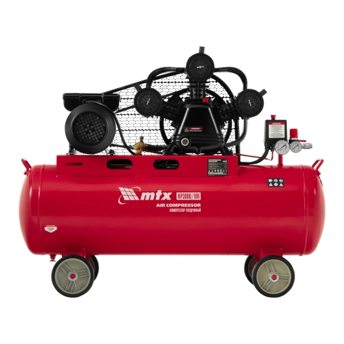 Компрессор воздушный ременный привод КР3000/100  3,0 кВт, 100 литров, 510 л/мин МТХ по ценам производителя в Челябинске с доставкой по всей России