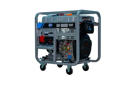 Генератор дизельный 9,0 кВт 380В/3 кВт 220В 20 л с электростартером TOR KM9000D по ценам производителя в Челябинске с доставкой по всей России