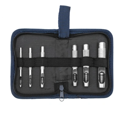 Набор пробойников для кожи 3 4 6 8 10 12.5 мм, 6 шт, чехол Сибртех по ценам производителя в Челябинске с доставкой по всей России