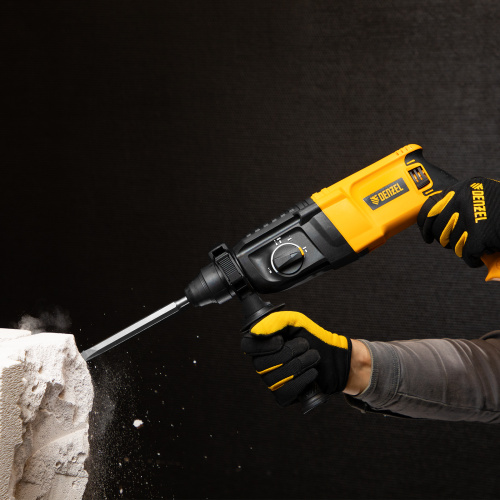 Перфоратор электрический RHH-800-26, SDS-plus, 800 Вт, 3 Дж, 3 плюс 1 реж. Denzel по ценам производителя в Челябинске с доставкой по всей России