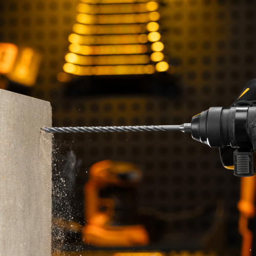 Бур по бетону, цельная крестовая пластина, 6x215 мм, SDS PLUS Denzel по ценам производителя в Челябинске с доставкой по всей России