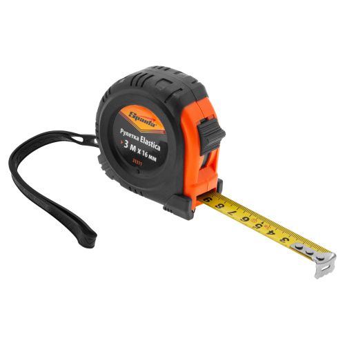 Рулетка Elastica,3 м х 16 мм,обрезиненный корпус Sparta по ценам производителя в Челябинске с доставкой по всей России