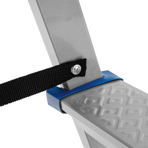 Стремянка двухсторонняя 3 ступени, сталь профиль, стальные ступени, Сибртех по ценам производителя в Челябинске с доставкой по всей России