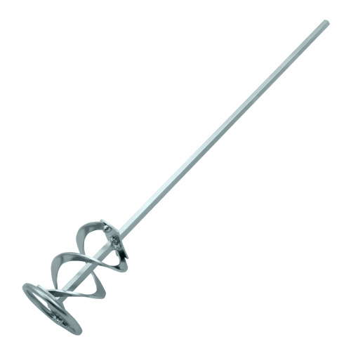 Миксер для красок и штукатурных смесей, 60 х 400 мм, оцинкованный, шестигранный хвостовик 8 мм Denzel по ценам производителя в Челябинске с доставкой по всей России