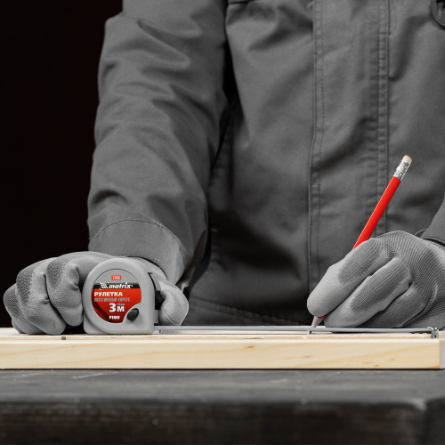 Рулетка Fine,3 м х 16 мм,пластиковый корпус Matrix по ценам производителя в Челябинске с доставкой по всей России