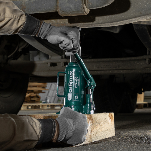 Домкрат гидравлический бутылочный, 12 т, 205-400 мм Сибртех по ценам производителя в Челябинске с доставкой по всей России