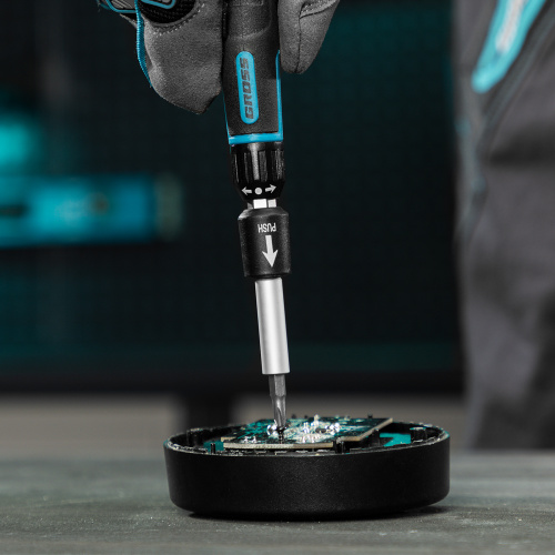 Отвертка с набором бит и торцевых головок для точных работ, гибкий привод, 48 шт, CrMo Gross по ценам производителя в Челябинске с доставкой по всей России