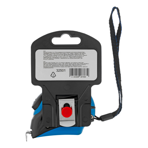 Рулетка Полимер,3 м х 16 мм,автоматическая фиксация,эргономичная форма Барс по ценам производителя в Челябинске с доставкой по всей России