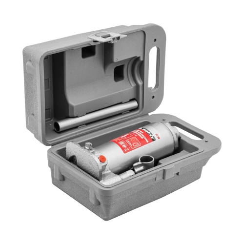 Домкрат гидравлический бутылочный, 5 т, высота подъема 216-413 мм, в пластиковый кейсе Matrix по ценам производителя в Челябинске с доставкой по всей России