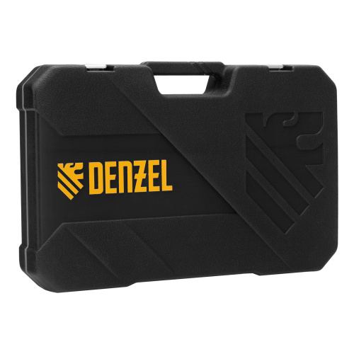 Набор инструментов, 1/2", 1/4", CrV, S2, пластиковый кейс, 100 предметов Denzel по ценам производителя в Челябинске с доставкой по всей России