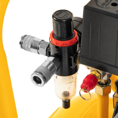 Компрессор безмасляный, малошумный DLS 1500/50, 1500 ВТ, 2x750, 50 л, 260 л/мин Denzel по ценам производителя в Челябинске с доставкой по всей России