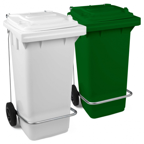 Контейнер Filmop c педалью (зеленый, 120 литров) купить в Москве с доставкой по всей России | ProtosMarket.ru