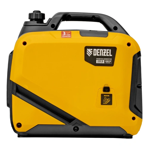 Генератор инверторный GS-3000iS, 3,0 кВт, 230 В, закрытый корпус, ручной старт DENZEL по ценам производителя в Челябинске с доставкой по всей России