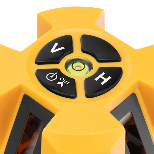 Лазерный уровень LX3, 10 м, ± 0,3 мм/1 м, 635 нм, 4 вертикальных, 1 горизонтальная плоскости, резьба 5/8" Denzel по ценам производителя в Челябинске с доставкой по всей России