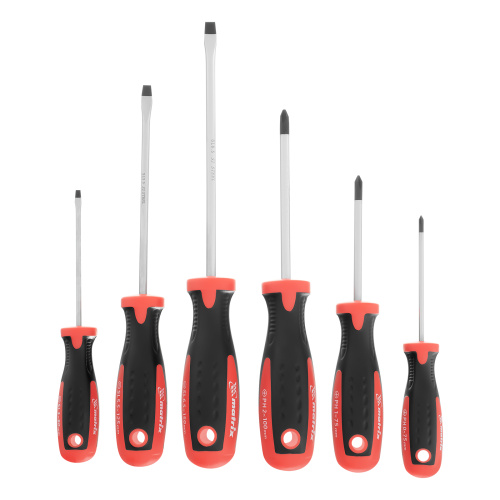 Набор отверток, сталь S2, двухкомпонентные рукоятки, 6 шт Matrix Professional по ценам производителя в Челябинске с доставкой по всей России