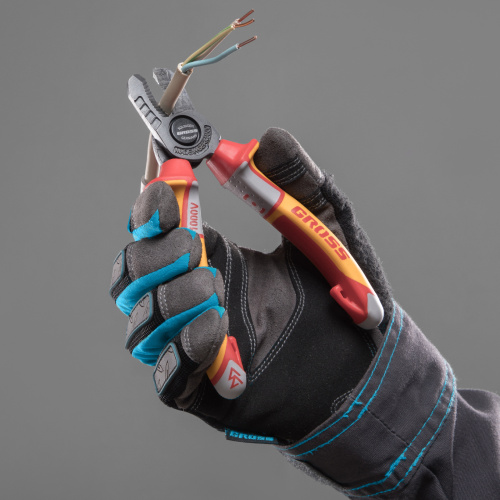 Кабелерез, диэлектрические рукоятки до 1000 В, трехкомпонентные рукоятки, 160 мм Gross по ценам производителя в Челябинске с доставкой по всей России