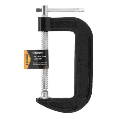 Струбцина G-образная, 100 мм Sparta по ценам производителя в Челябинске с доставкой по всей России
