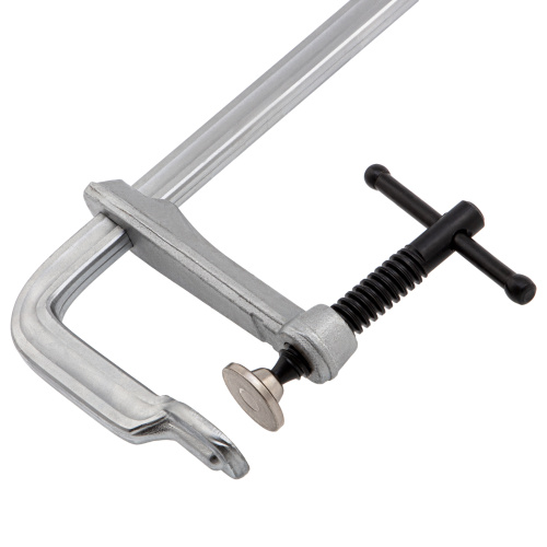 Струбцина F-образная, 120x300мм, кованая Denzel по ценам производителя в Челябинске с доставкой по всей России