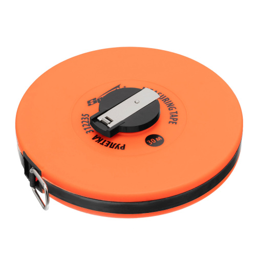 Рулетка геодезическая, 30 м х 12,5 мм, лента ПВХ, закрытый круглый корпус Sparta по ценам производителя в Челябинске с доставкой по всей России