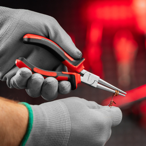 Круглогубцы Nickel, 160 мм, никелированные, двухкомпонентные рукоятки Matrix по ценам производителя в Челябинске с доставкой по всей России