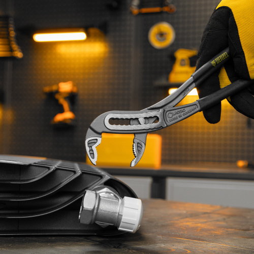 Клещи переставные, обливные рукоятки, 240 мм Denzel по ценам производителя в Челябинске с доставкой по всей России