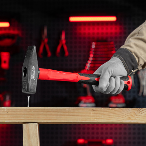 Молоток слесарный optimal, 800 г, фибергласовая обрезиненная рукоятка, квадратный боек Matrix по ценам производителя в Челябинске с доставкой по всей России