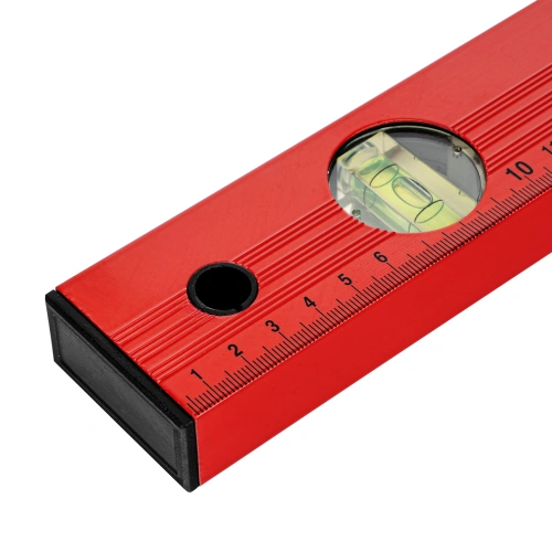 Уровень алюминиевый, 800 мм, 3 глазка, красный, линейка Matrix по ценам производителя в Челябинске с доставкой по всей России