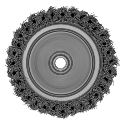 Щетка для УШМ Heavy Duty, 125 мм, М14, "чашка", крученая проволока 0.5 мм Matrix по ценам производителя в Челябинске с доставкой по всей России