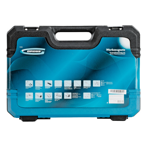 Набор инструментов, 1/4", 1/2", CrV, 120 зубьев, 82 предмета Gross по ценам производителя в Челябинске с доставкой по всей России