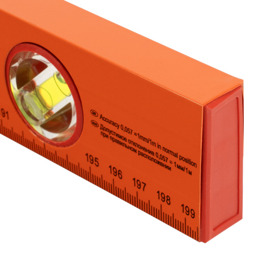 Уровень алюминиевый, 2000 мм, 3 глазка, желтый, линейка Sparta по ценам производителя в Челябинске с доставкой по всей России