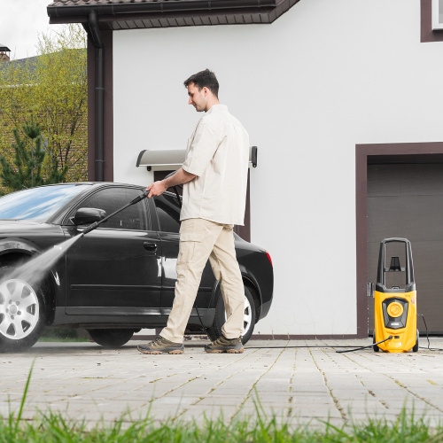 Моечная машина высокого давления R-170, 2000 Вт, 170 бар, 360 л/ч, колесная Denzel по ценам производителя в Челябинске с доставкой по всей России