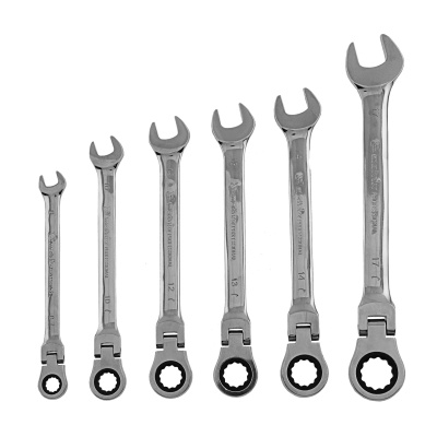 Набор ключей комбинированных, трещеточных шарнирных 6 шт Matrix по ценам производителя в Челябинске с доставкой по всей России