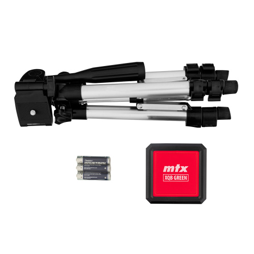 Лазерный уровень XQB GREEN Pro SET, 20 м, зеленый луч, батарейки, штатив MTX по ценам производителя в Челябинске с доставкой по всей России