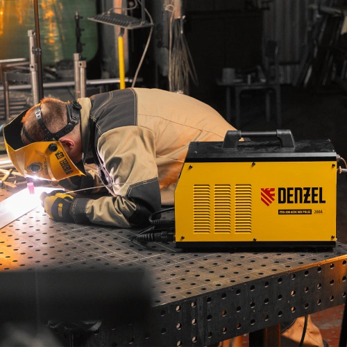 Аппарат инвертор. аргонодуговой сварки ITIG-200 ACDC Mix Pulse, 200 А, ПВ 60% Denzel по ценам производителя в Челябинске с доставкой по всей России